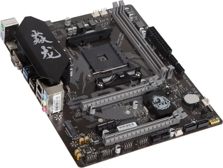 Материнская плата Soyo Monarch Dragon B550M s-AM4 B550 - фото 4