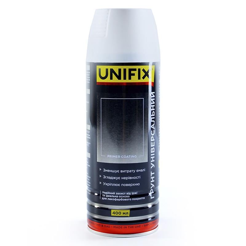Эмаль грунтовочная универсальная акриловая Unifix 400 мл Белый матовый (951001)