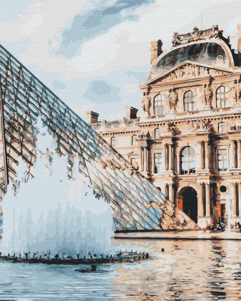 Картина по номерам Brushme Лувр (GX32306) Картина по номерам Brushme Лувр (GX32306)