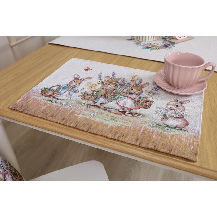 Набор из 4 подставок под тарелки Textile Idea 35x45 см Набор из 4 подставок под тарелки Textile Idea 35x45 см
