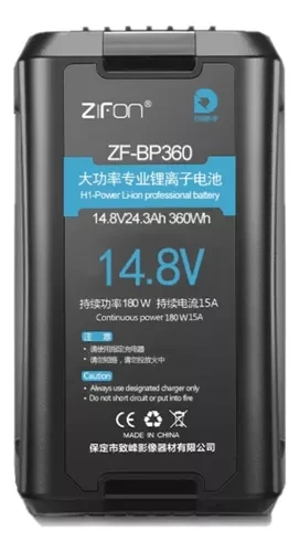 Аккумулятор Zifon ZF-BP360 V-Mount BP-360 з USB і D-Tap 360 Wh 24300 mAh 14,8 V Аккумулятор Zifon ZF-BP360 V-Mount BP-360 з USB і D-Tap 360 Wh 24300 mAh 14,8 V