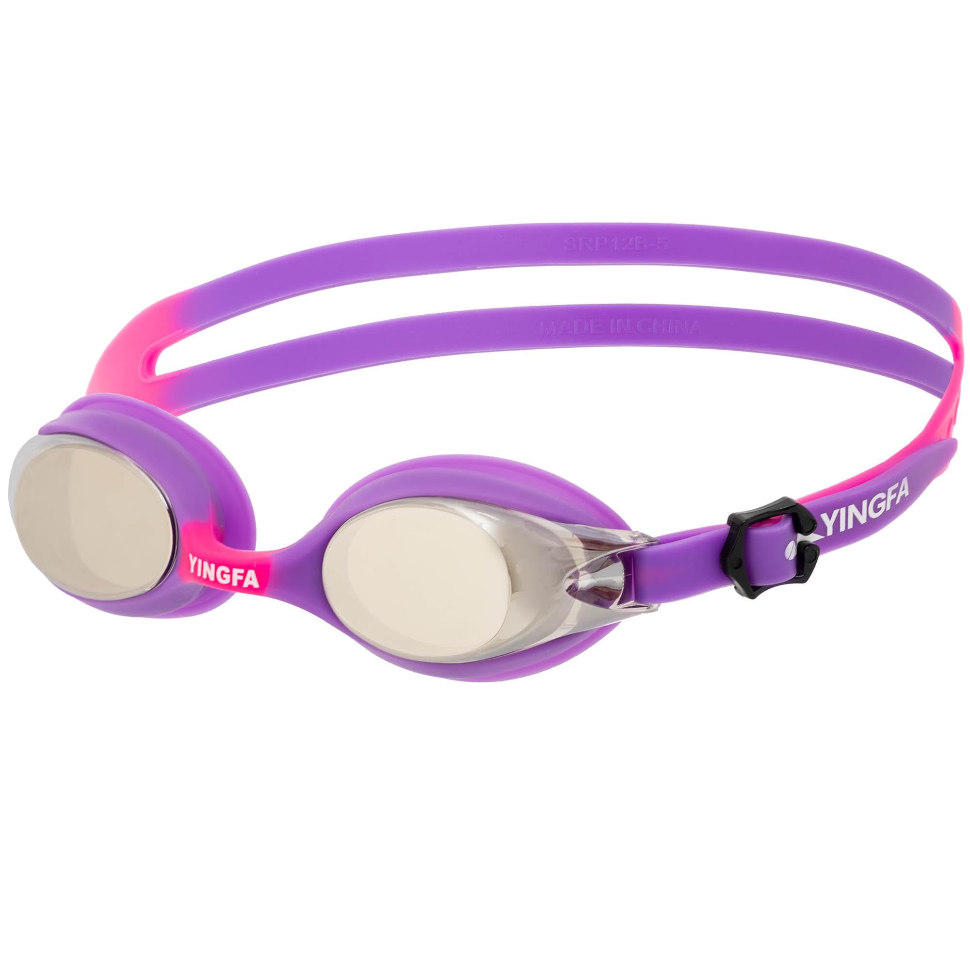 Очки для плавания детские YINGFA J729AF-M зеркальные линзы Фиолетовый (J729AF-M_Фиолетовый)