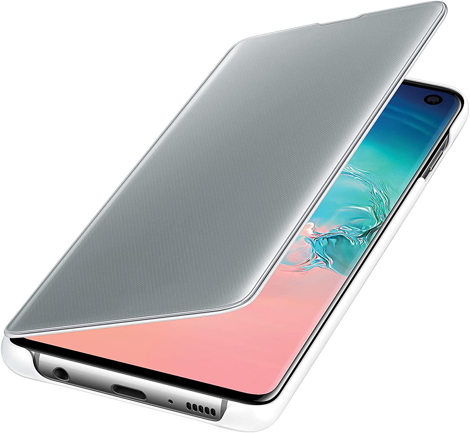 Чехол-книжка S-View Flip Cover EF-ZG973CWEGRU для Samsung Galaxy S10 Белый Чехол-книжка S-View Flip Cover EF-ZG973CWEGRU для Samsung Galaxy S10 Белый