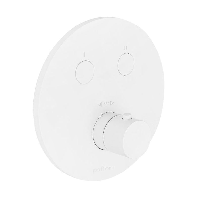 Наружная часть смесителя PAFFONI Compact Box CPT018BO с термостатом Белый (142217)
