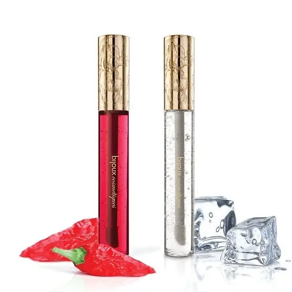 Блиск для сосків Bijoux Indiscrets Kissable Nip Gloss DUET зігріваючий та охолодний 2 шт. по 13 мл - фото 3