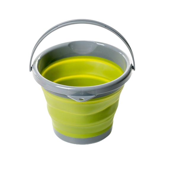 Ведро складное Tramp TRC-092 силиконовое 5 л Оливковый (920071230)