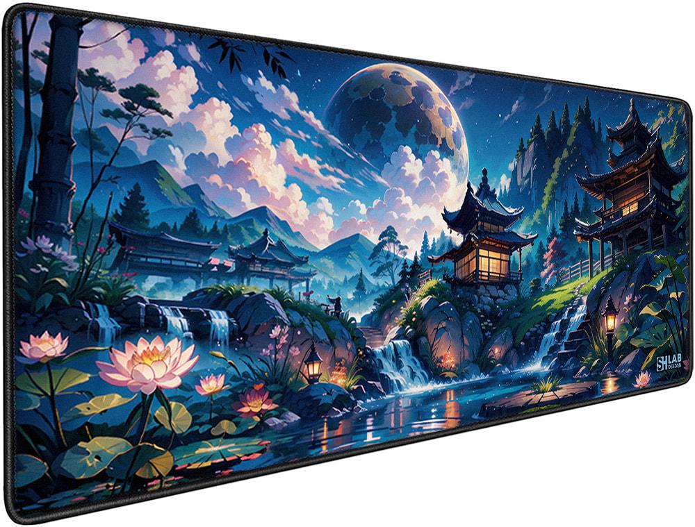 Килимок для мишки SHLab Chinese Houses Under the Moon SHM-364 70х30 см (35845) Килимок для мишки SHLab Chinese Houses Under the Moon SHM-364 70х30 см (35845)