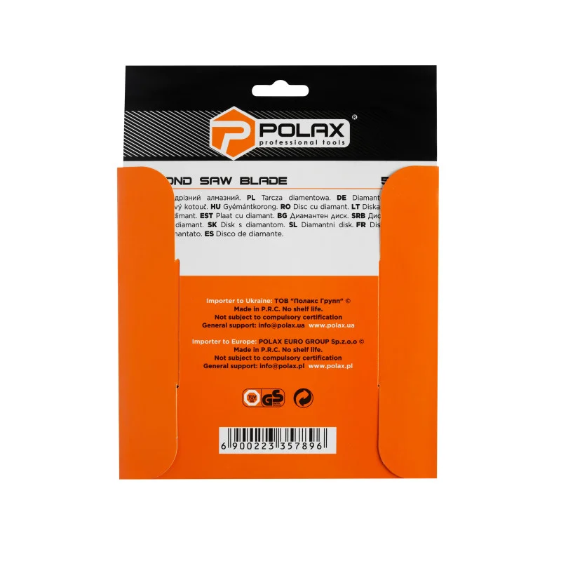 Диск алмазный сегментированный Polax 180x7x2,4x22,23 мм 25% (54-126) - фото 4