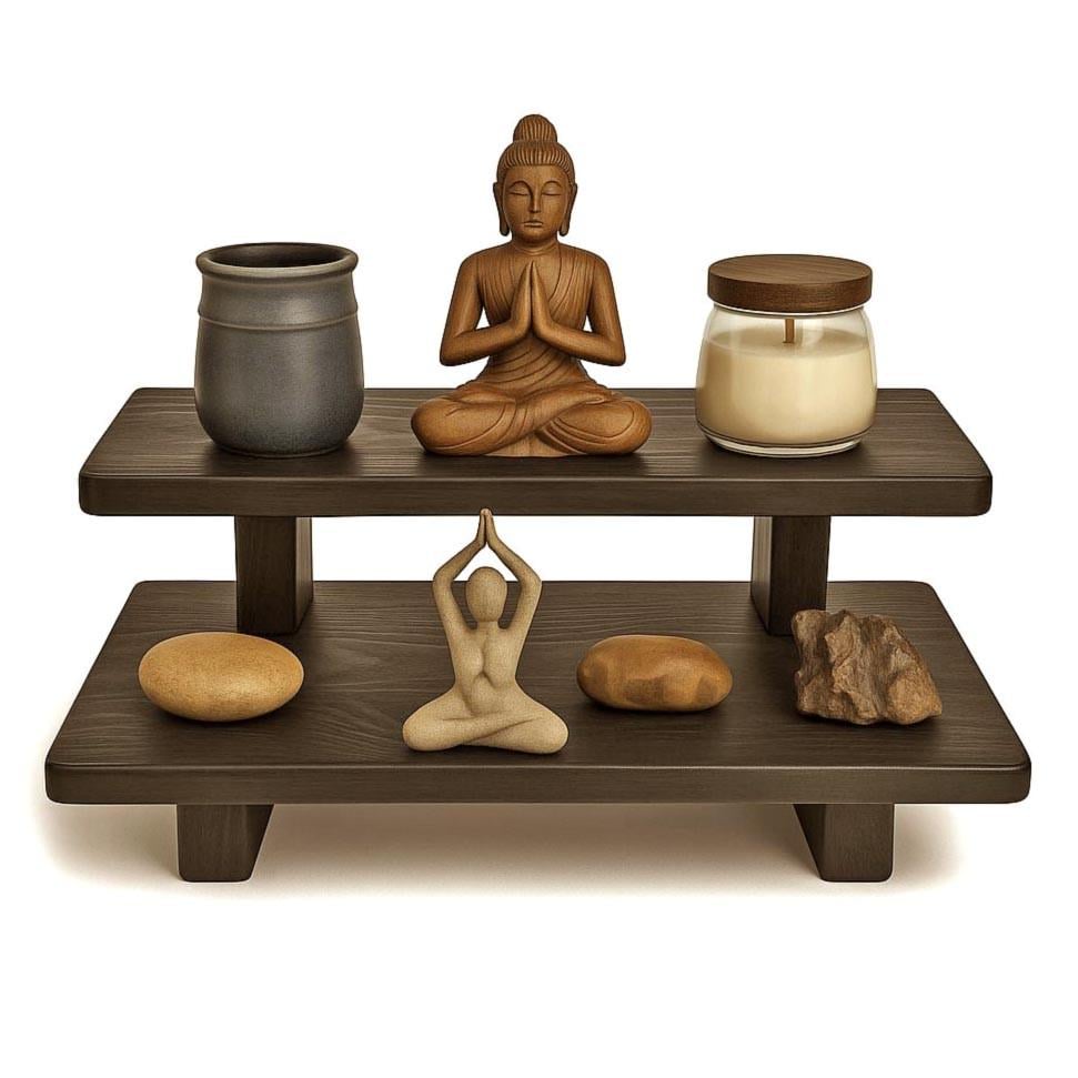 Алтарь для медитации из дерева Виралока Мокко (ЛАТ-014310)