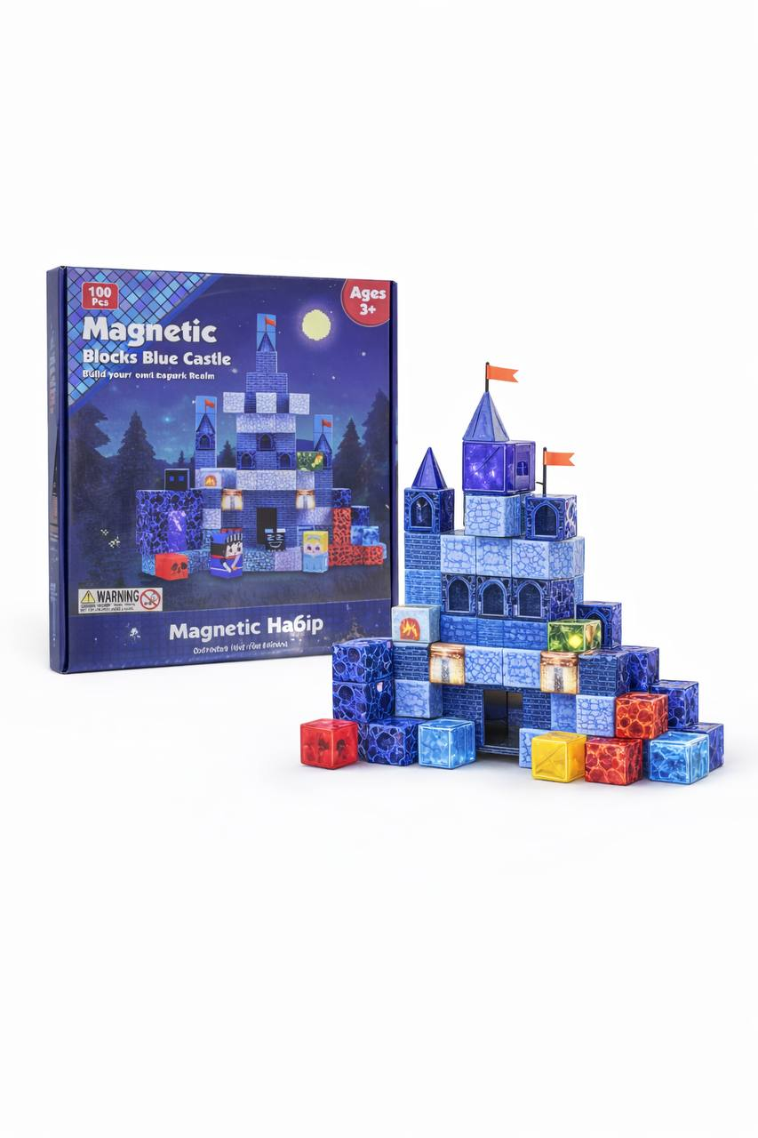 Дитячий ігровий магнітний конструктор Fun Game ZH007-010 на 100 дет. Темне царство (2905890335)