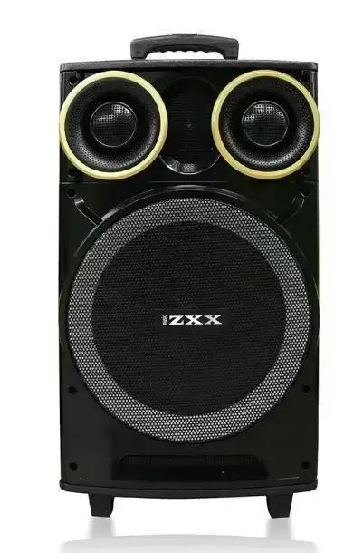 Портативна колонка акустична ZXX-9191 60 Вт TWS/FM/USB/TF/SD/BT/REC/LED 2 мікрофони 67х38х32 см Чорний (21811774) - фото 3