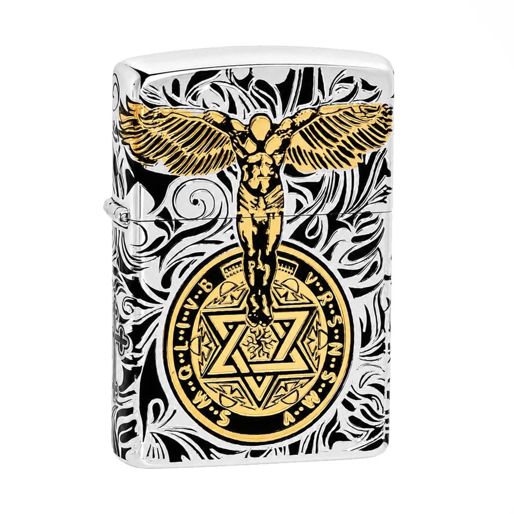Зажигалка бензиновая Zorro Saint Benedict Seal (ЗК-180)