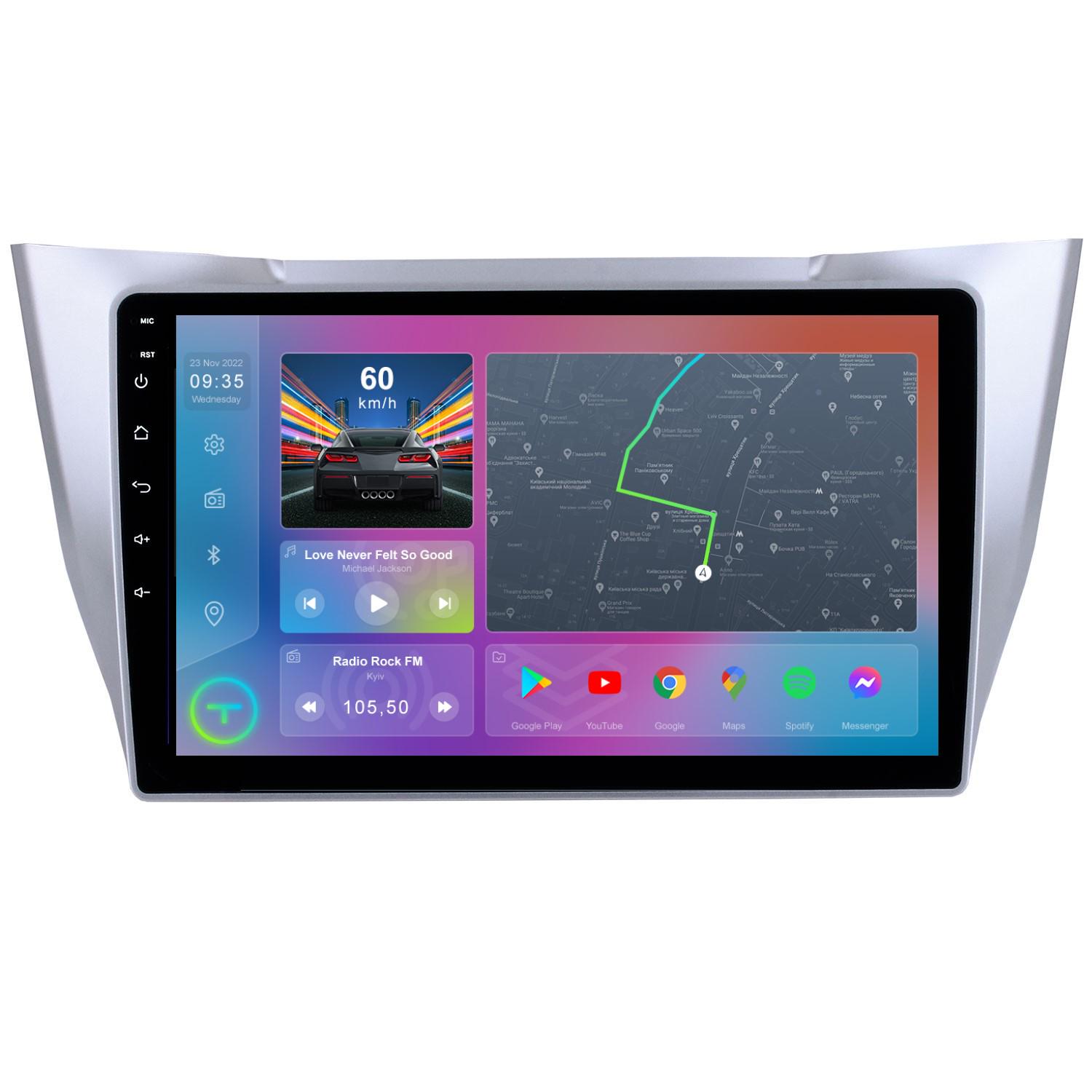 Автомагнитола штатная Torssen F10232 для Lexus RX 2003-2009 г./Toyota Harrier Can Bus 4G/Carplay/DSP 2/32 GB 10" (20220698)