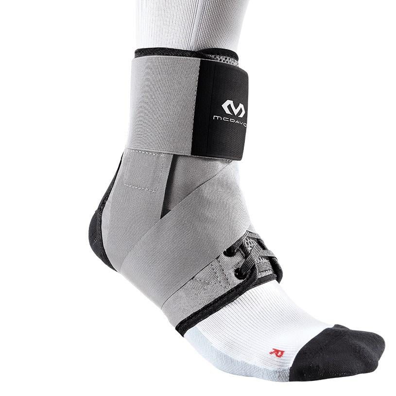Фиксатор сустава голеностопа McDavid Ankle Brace Straps с ремнями M Серый
