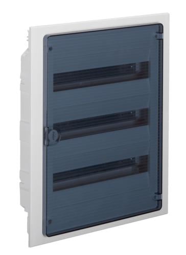 Щиток Hager Golf VF318TD 54 модульный/встраиваемый для внутреннего монтажа с прозрачной дверцей (3228)