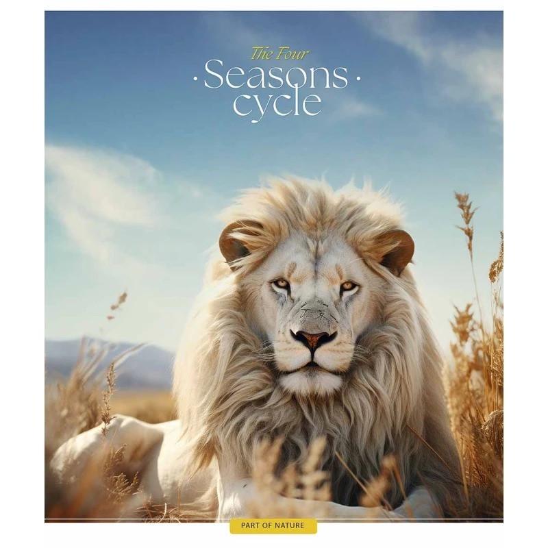Зошит учнівський "Four seasons" 048-3403L-2 у лінію 48 аркушів