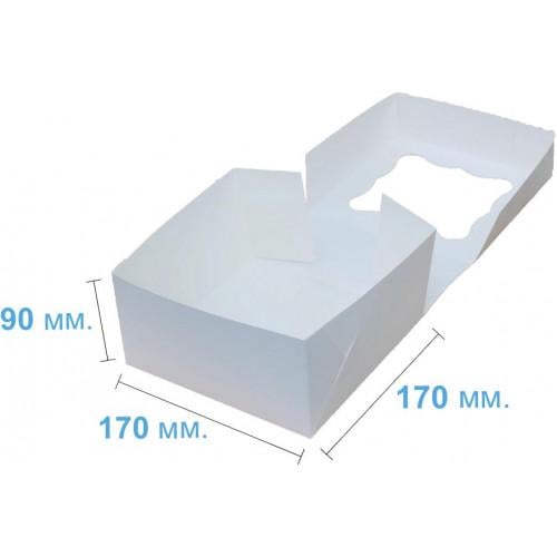 Коробка 170x170x90 мм подарочная Белый (574) - фото 2 Коробка 170x170x90 мм подарочная Белый (574) - фото 2