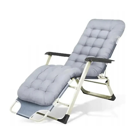 Шезлонг раскладной Bass Polska BH 31011 178 см Серый