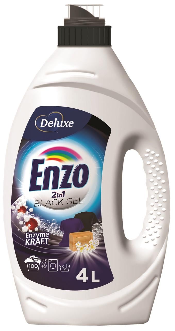 Гель для прання чорних та темних тканин Deluxe Enzo Black на 100 прань 4 л (2155021323)