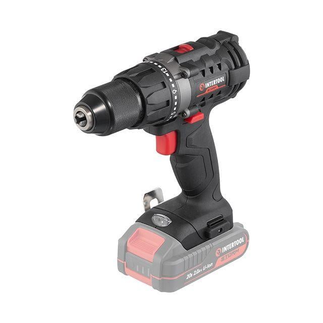 Дриль-шурупокрут Intertool WT-9351 акумуляторний 20в 50 nm