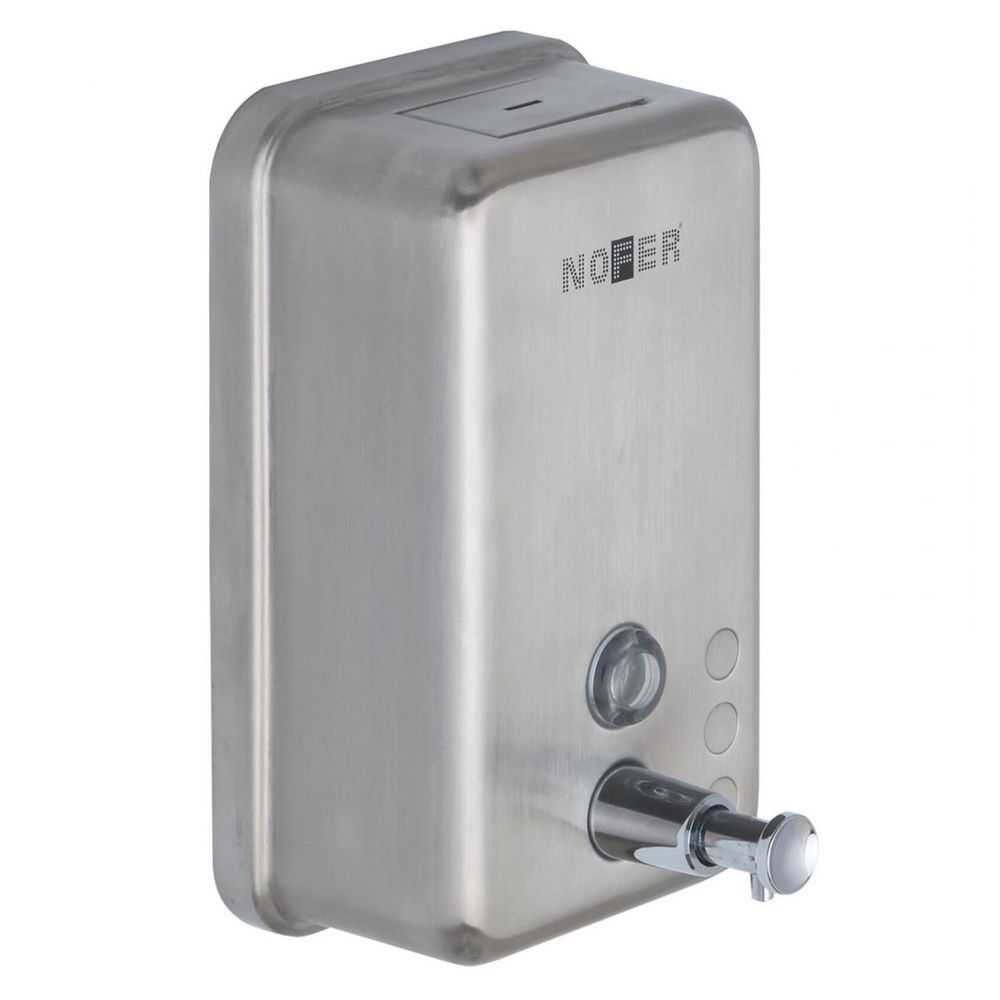 Дозатор для жидкого мыла Nofer 03041.S 1200 мл нержавеющая сталь Сатин (LM-03041.S)