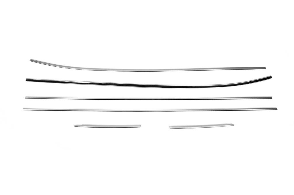 Нижняя окантовка стекол Omsa Line для Hyundai IX-35 2010-2015 гг. Хром
