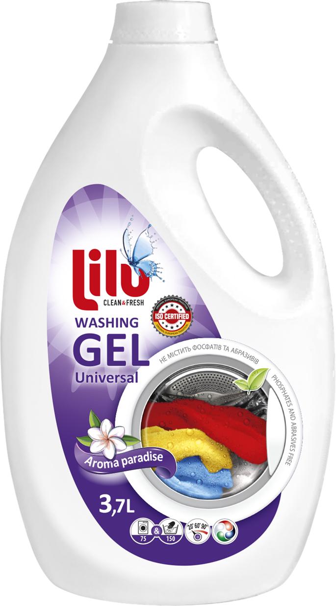 Гель для стирки Lilu Washing gel Universal с ароматом Aroma paradise 3,7 л (00000015071)