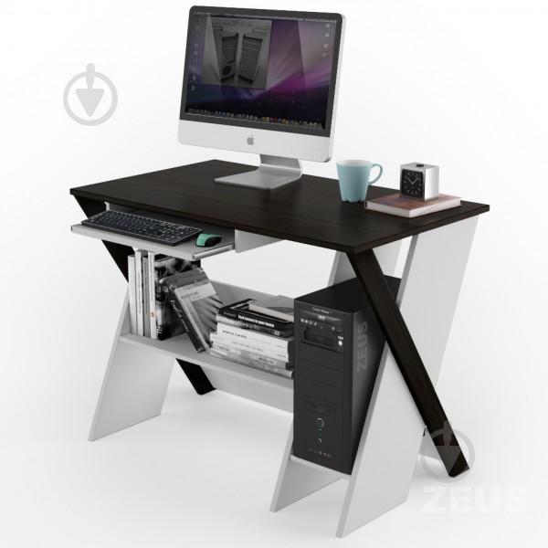 Комп'ютерний стіл Comfy Home Zhuk Венге/Білий