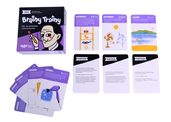 Настільна гра BRAINY TRAINY УЯВА (УКР060) - фото 3 Настільна гра BRAINY TRAINY УЯВА (УКР060) - фото 3