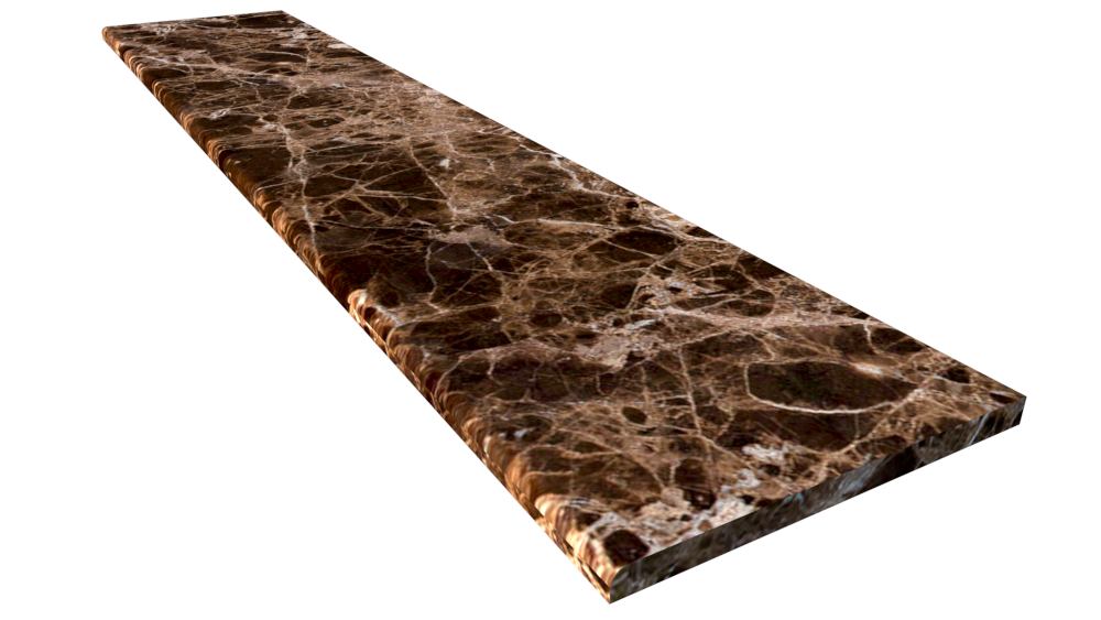 Підвіконня мармурове натуральне Emperador dark 1400х300х20 мм Коричневий