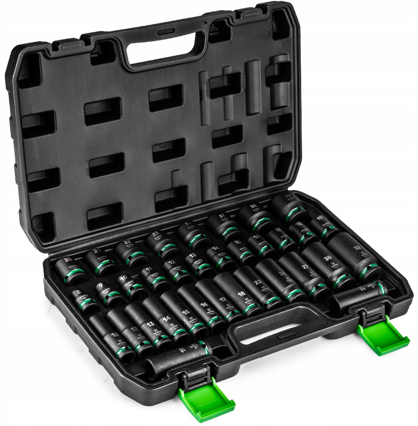 Набор ударных торцевых головок Wuber 1/2 8-32 мм 35 шт. (26753839)