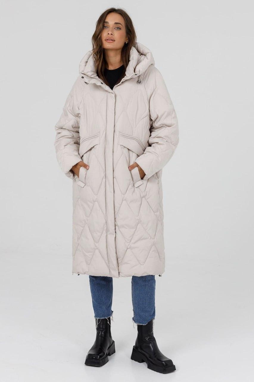 Пуховик 805a р. 54 Перловий Пуховик 805a р. 54 Перловий
