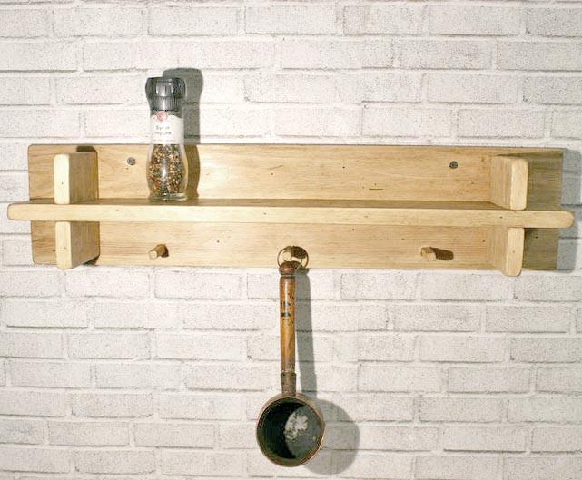 Полка настенная из дерева Алота Бланже (ПНС/006201)