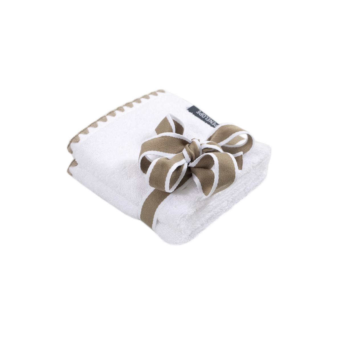 Полотенце махровое Penelope Be Mine tas 560 г/кв. м 90х160 см Бежевый (svt-2000022315142)