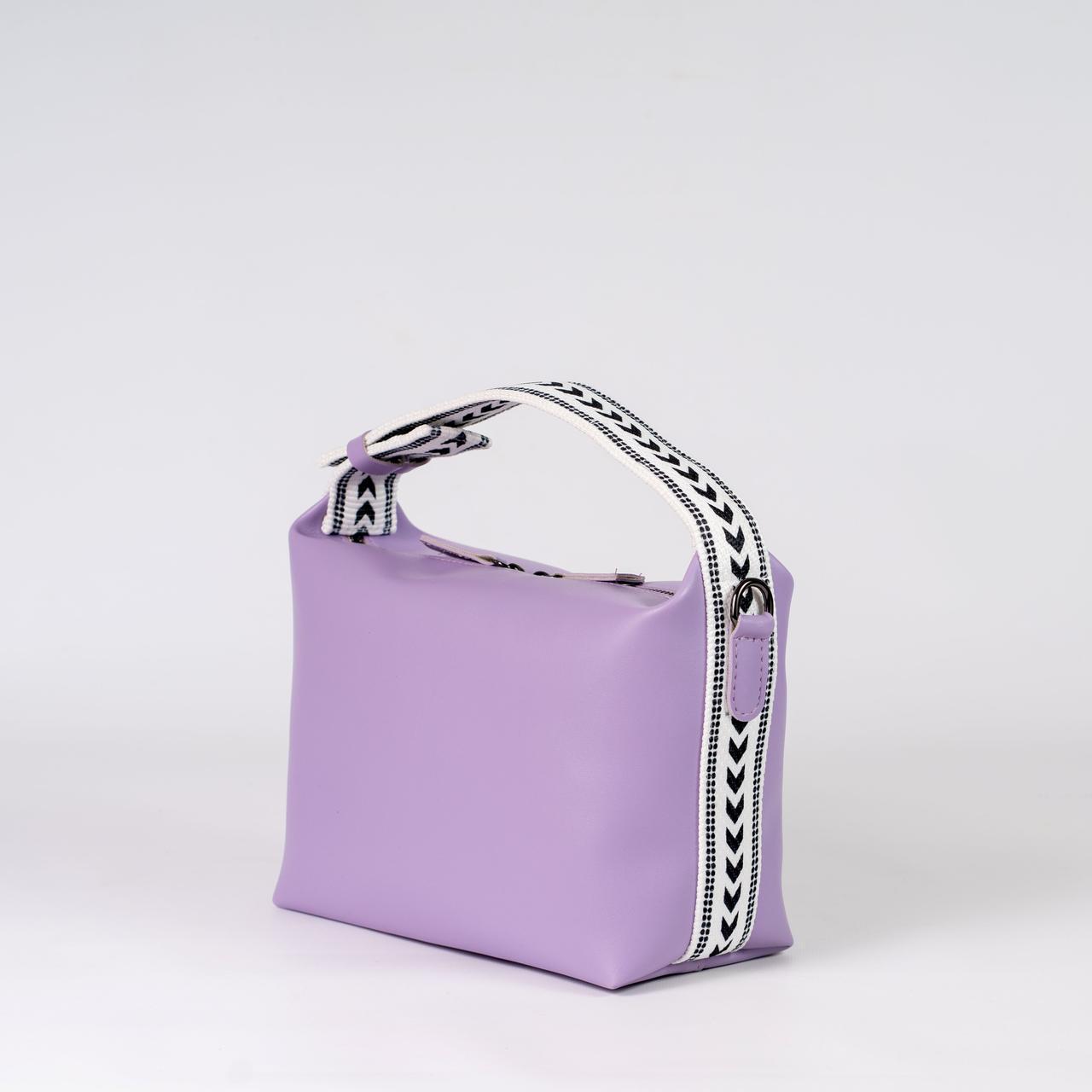Сумка жіноча листоноша з довгим ремінцем KVITUCHA № 53-24 Лавандовий - фото 3 Сумка жіноча листоноша з довгим ремінцем KVITUCHA № 53-24 Лавандовий - фото 3