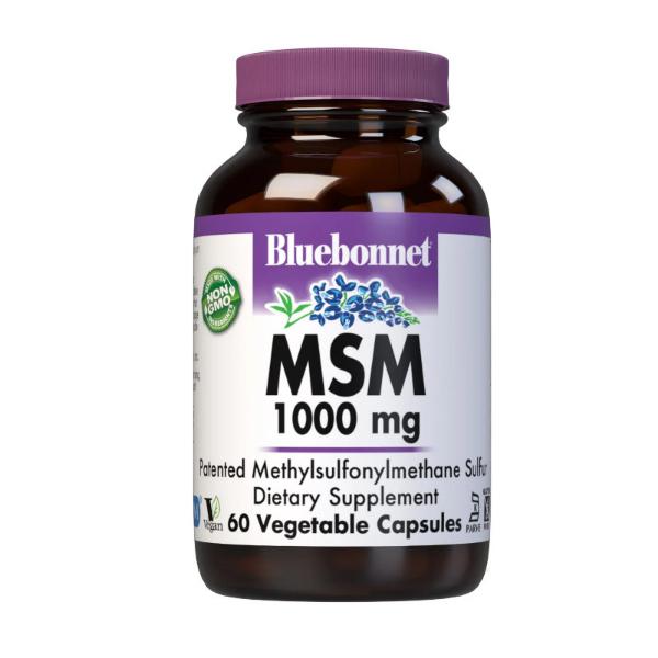 Препарат для суставов и связок Bluebonnet Nutrition MSM 1000 мг 60 вег. капс. (000021589)