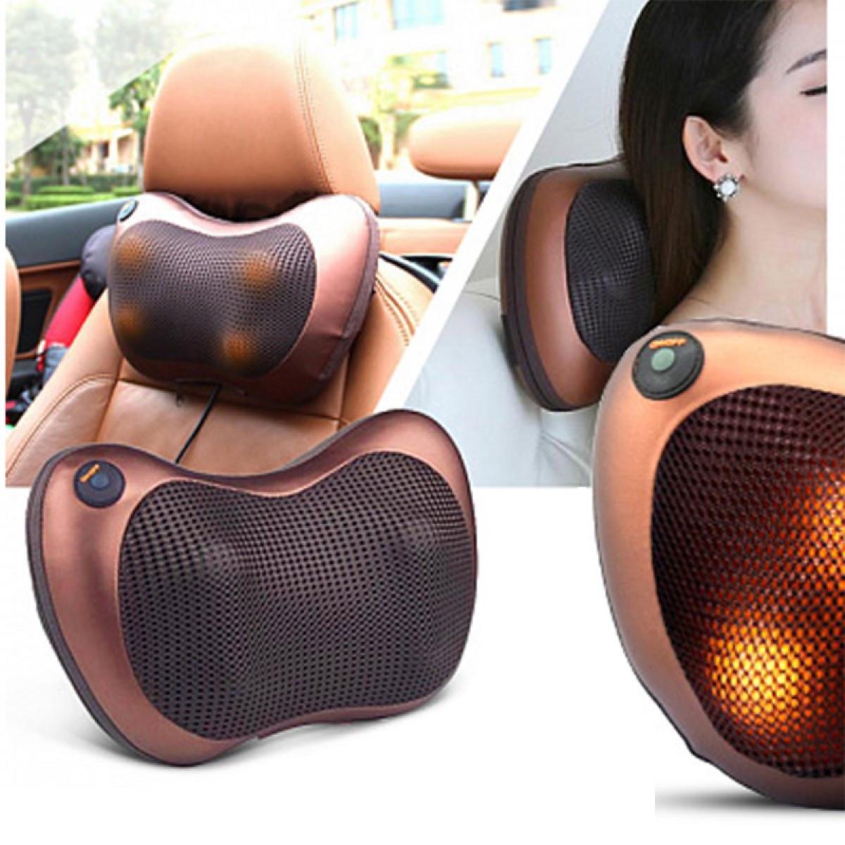 Масажна подушка в автомобіль Massage pillow для спини та шиї (MS) - фото 4