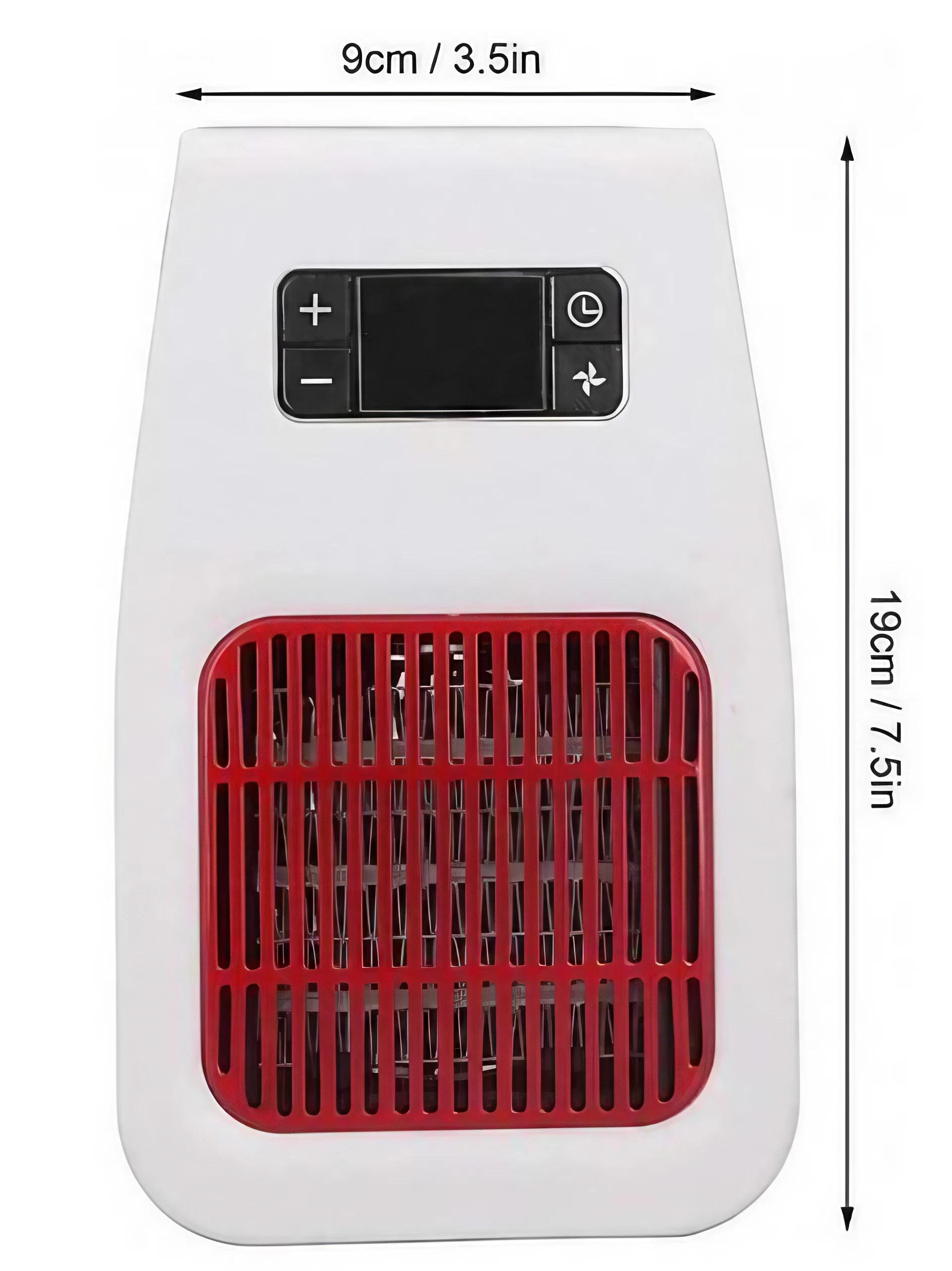 Обогреватель электрический керамический 900W Бело-черный (DT PH-8006) - фото 2 Обогреватель электрический керамический 900W Бело-черный (DT PH-8006) - фото 2