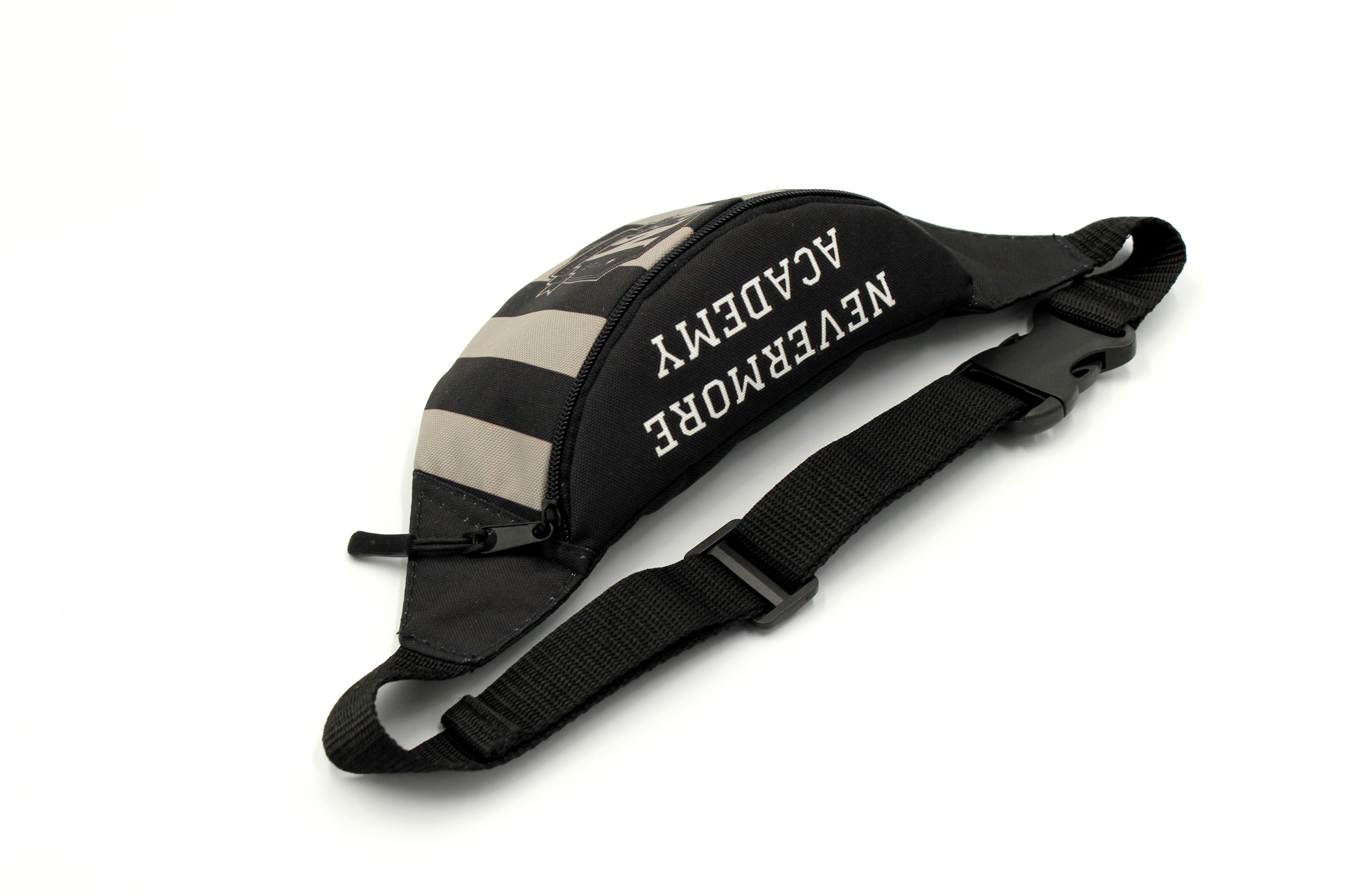 Бананка дитяча з регулюючим ремінцем 4-8 років Nevermore Academy Чорно-сірий (Д-028) - фото 4 Бананка дитяча з регулюючим ремінцем 4-8 років Nevermore Academy Чорно-сірий (Д-028) - фото 4