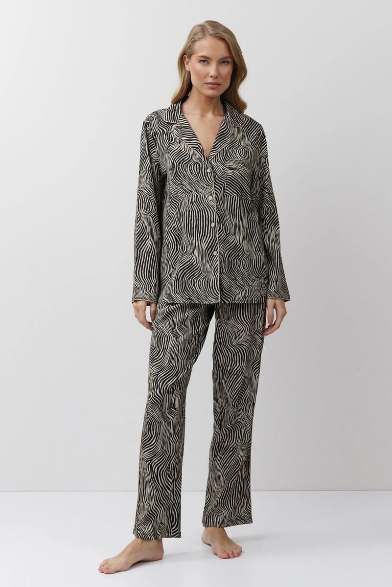 Піжама жіноча Aruelle з штанами L Бежевий (Linna-long) Піжама жіноча Aruelle з штанами L Бежевий (Linna-long)