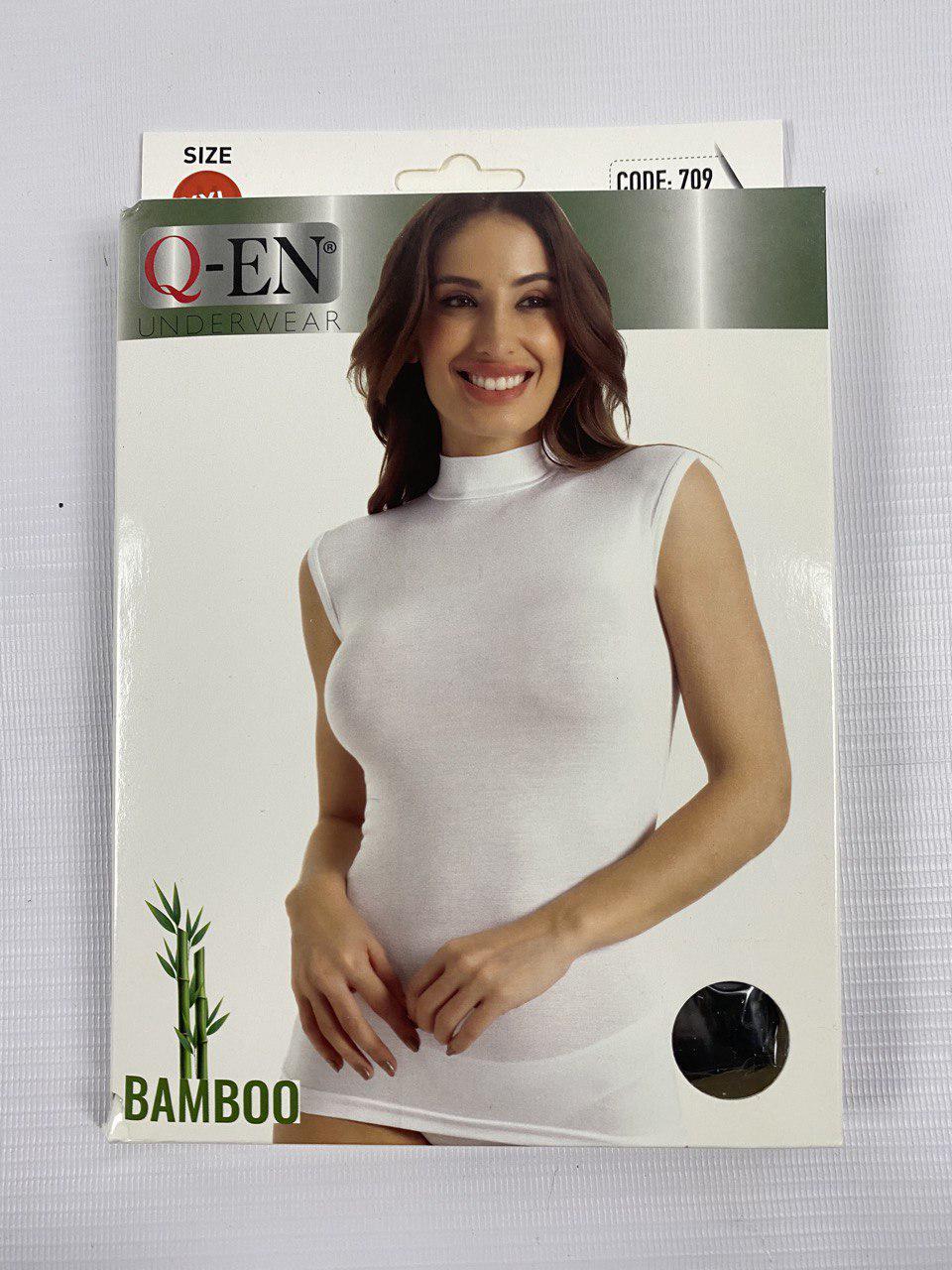 Майка женская Q-EN с воротником-стойкой XL - фото 2 Майка женская Q-EN с воротником-стойкой XL - фото 2