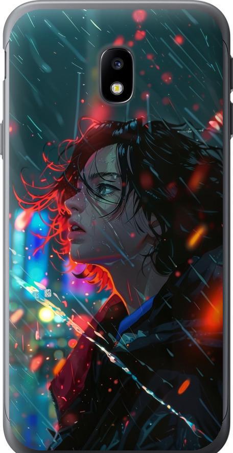 Чехол на Samsung Galaxy J3 (2017) Ночные огни (6096u-650-42517)