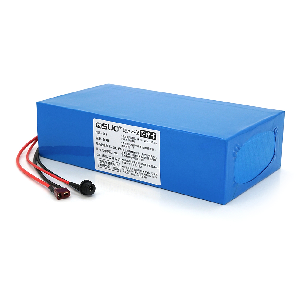 Аккумуляторная батарея QiSuo 48V 20A Li-ion 18650 DC 5,5x2,1 мм (YUT_V6354) - фото 1 Аккумуляторная батарея QiSuo 48V 20A Li-ion 18650 DC 5,5x2,1 мм (YUT_V6354) - фото 1