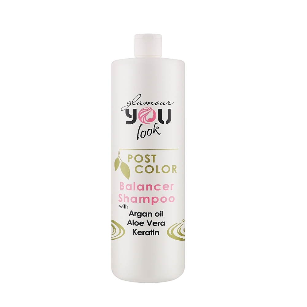 Шампунь із кислим pH для волосся після фарбування You look Professional Glamour Post Color Balancer Shampoo 1000 мл