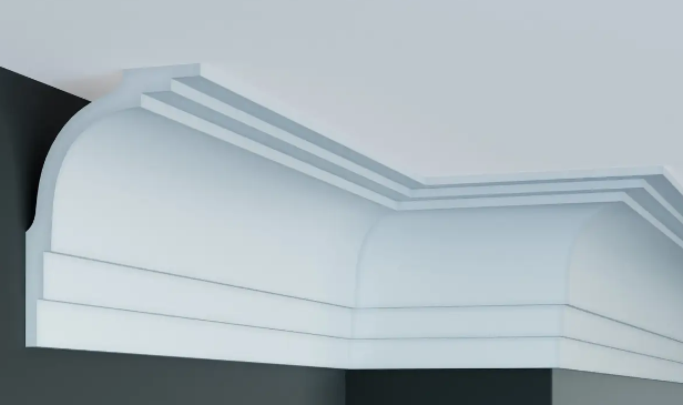 Карниз полиуретановый гладкий Gaudi Decor P 880 жесткий 2440 мм (19373343) Карниз полиуретановый гладкий Gaudi Decor P 880 жесткий 2440 мм (19373343)