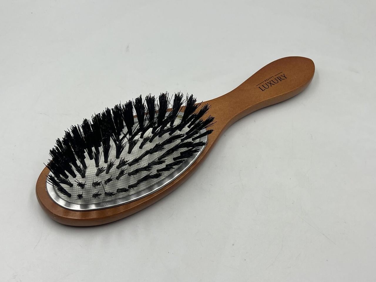 Щетка массажная для волос деревянная Beauty Luxury HB-03-20