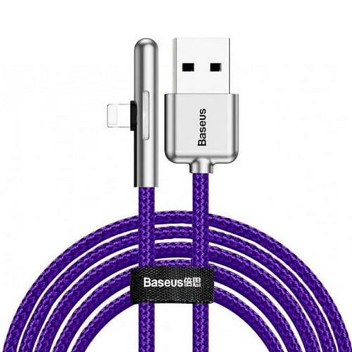 Кабель BASEUS CAL7C-B05 USB3.1 AM-Lightning M з кольоровою індикацією 1,5 A 2 м Пурпуровий (561855)