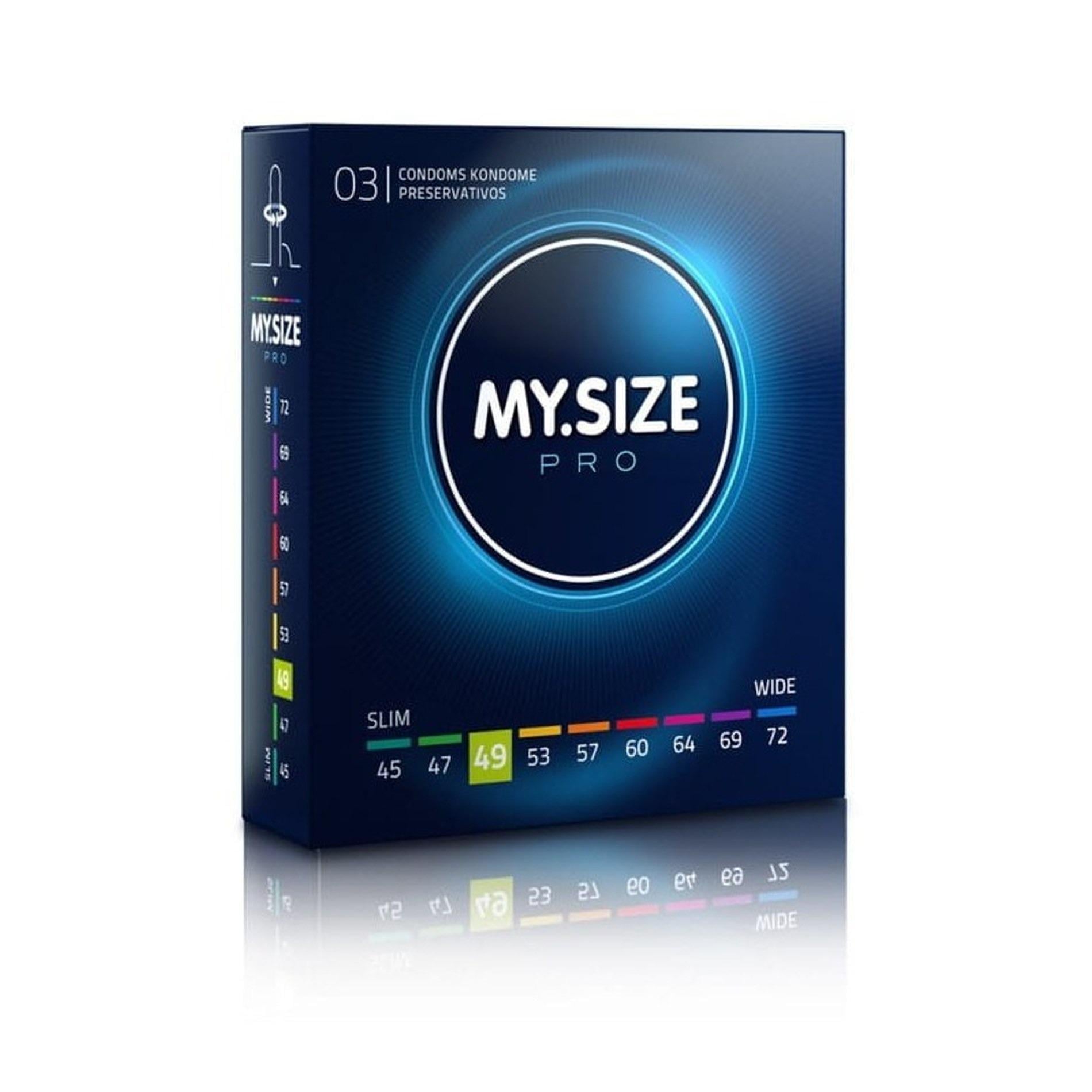 Презервативи ультратонкі латексні Mister Size Small 49 мм 3 шт. (MS403492)
