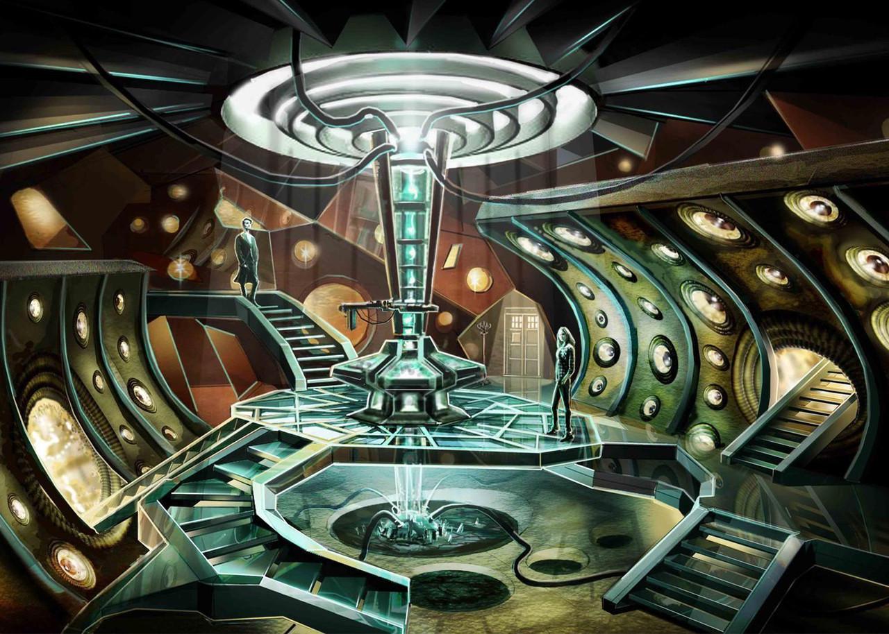 Картина постер Gee! Doctor Who доктор кто Тардис 60х40 см DW 09.069