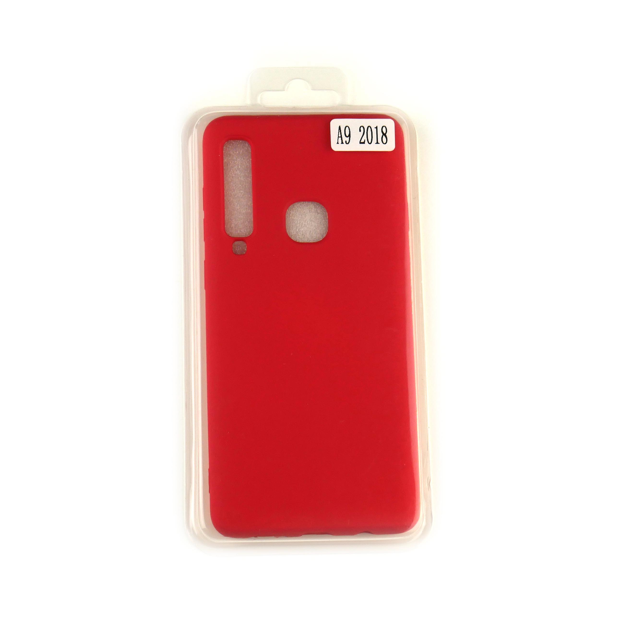 Чехол Silicone Case Full Cover Samsung A9 2018 Красный
